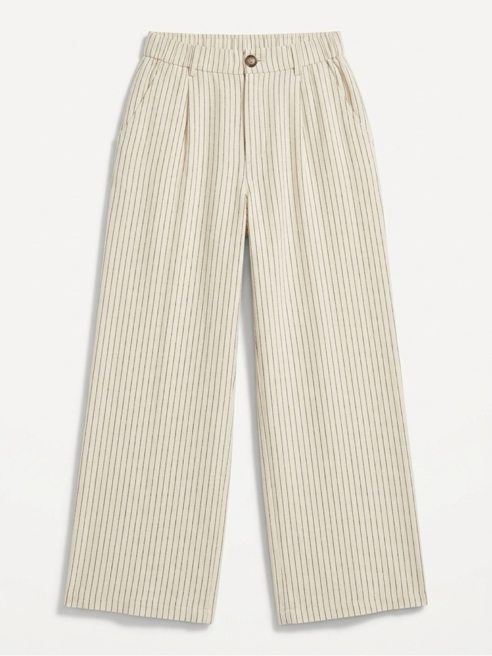Sienna Sky Cream Pinstripe Wide Leg Pants